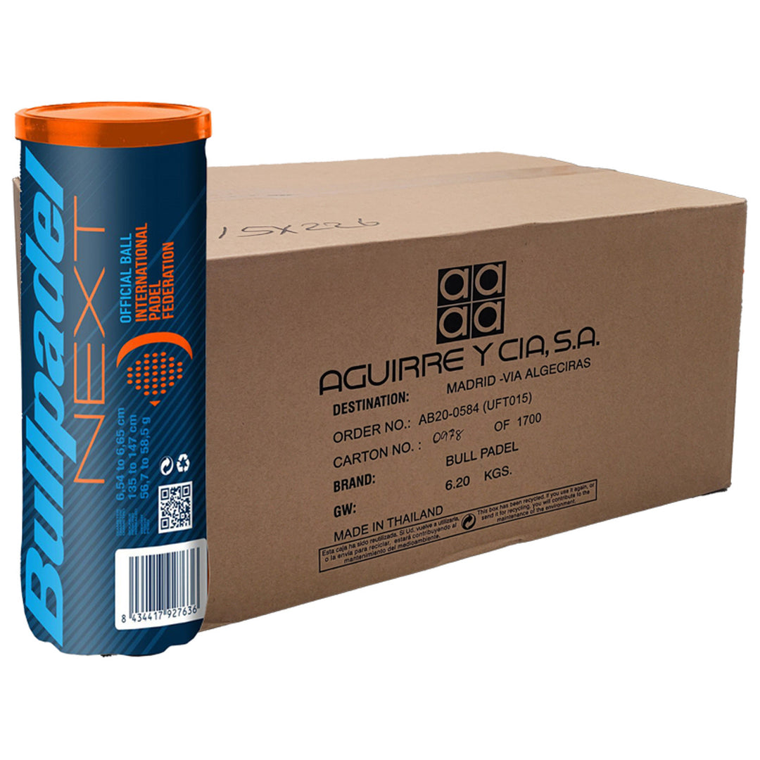 Bullpadel FIP Next Padel Balls Box 24 cans