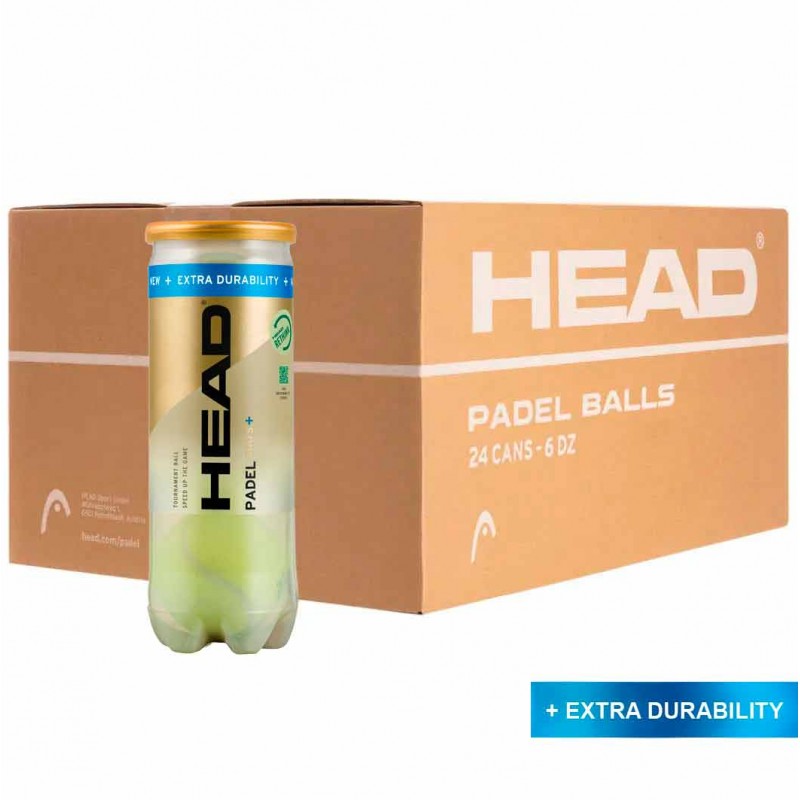 Head Padel Pro S + Padel Balls Box 24 cans